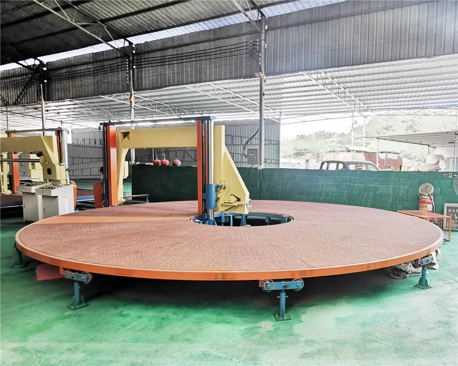 Auto Sponge Circle Horizontal Foam Cutting Machine